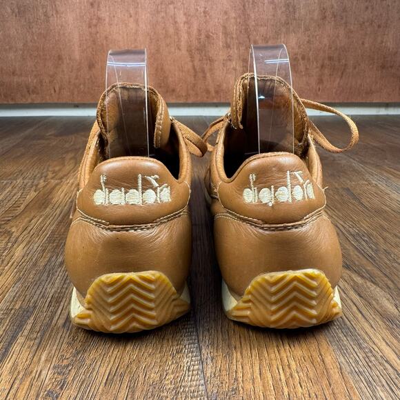 Diadora Leather Sneakers Brown Retro Running Shoes Mens 7.5 Heritage Style main image 7